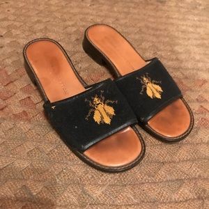 Stubbs and Wootton leather sandals, size 7